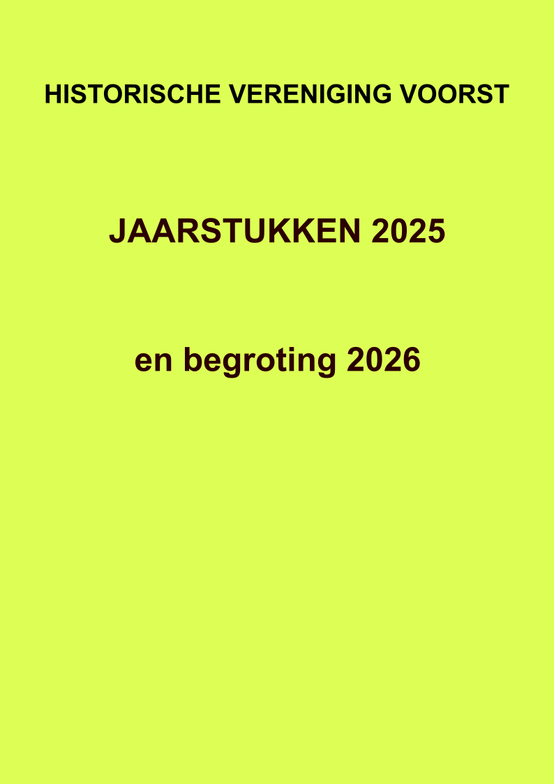 Jaarstukken 2025